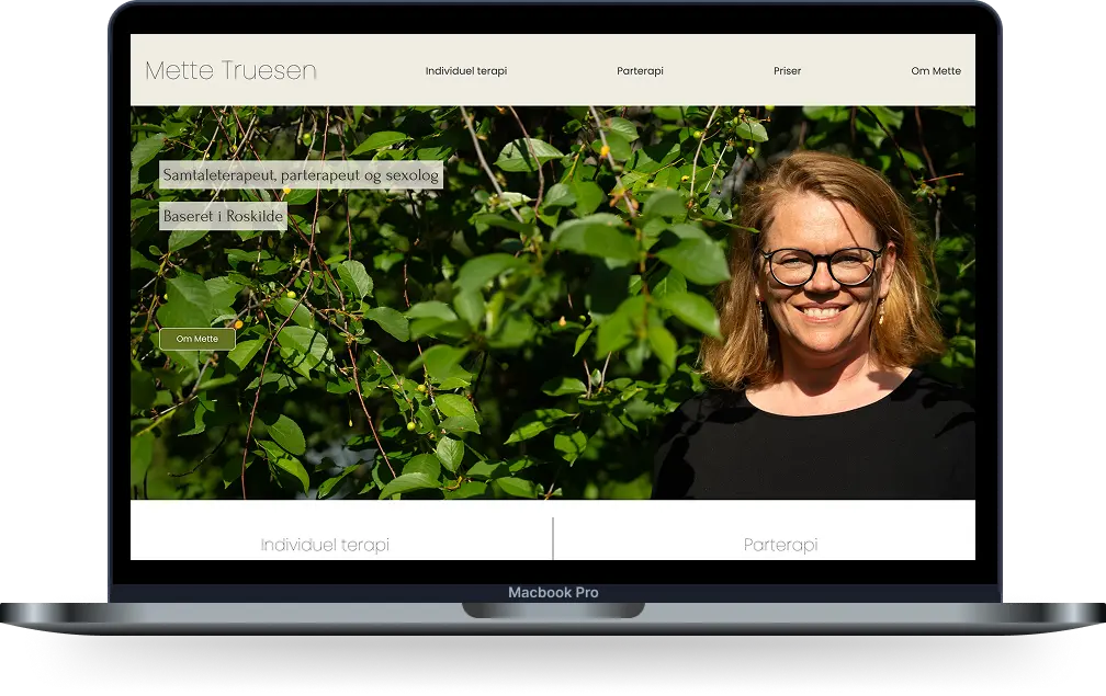 Mette Truesen - Visuel identitet, Foto, Web projekt - FlowEffekt digitalt bureau visuel identitet, foto, web case